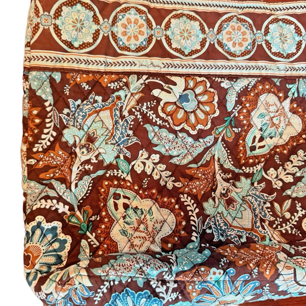 Vera‎ Bradley Retired Java Blue Small Tote/Shoulder Bag Preppy Classic - Picture 2 of 11